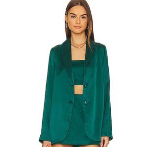 Show Me Your Mumu Felix Blazer in Emerald